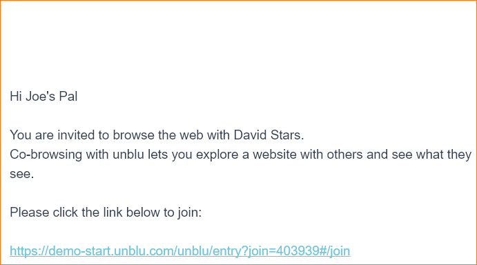 change for 5 visitor desk email message sent