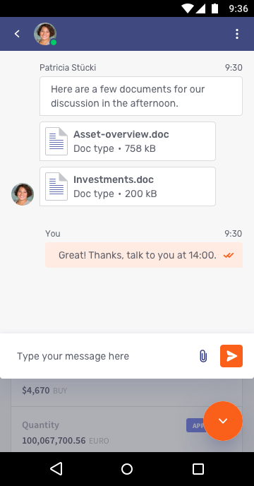 mobile sdk android overlay chat