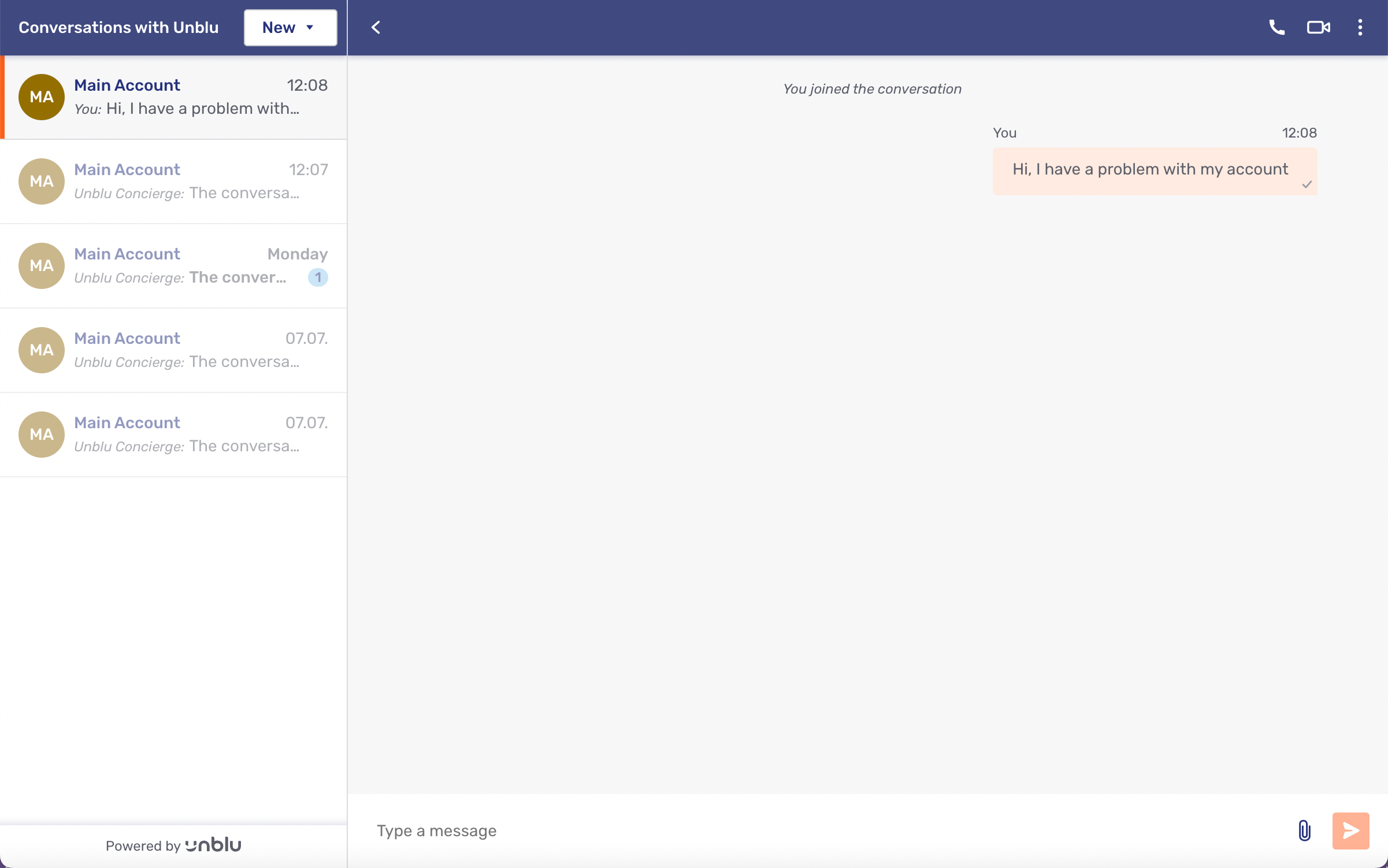 Embedded Visitor UI in split view mode