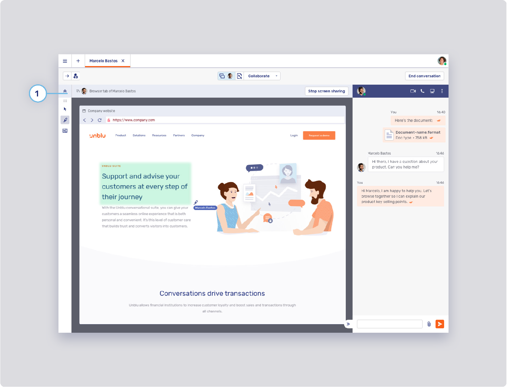 agent desk collaboration space 5