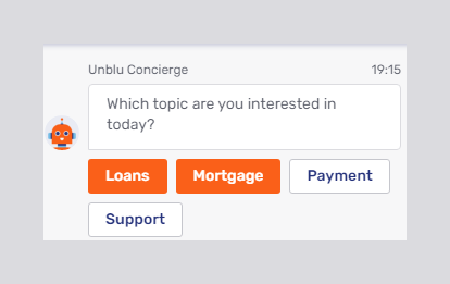 Concierge visitor onboarding: choose named area
