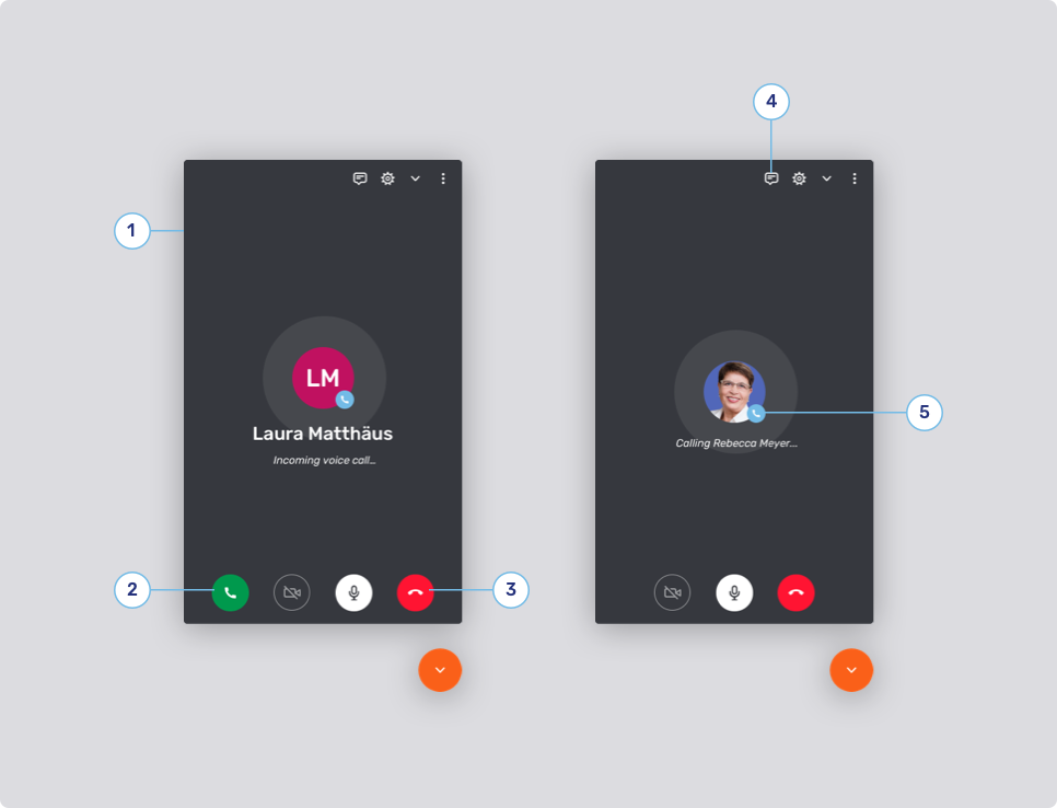 video chat conversation panel 1