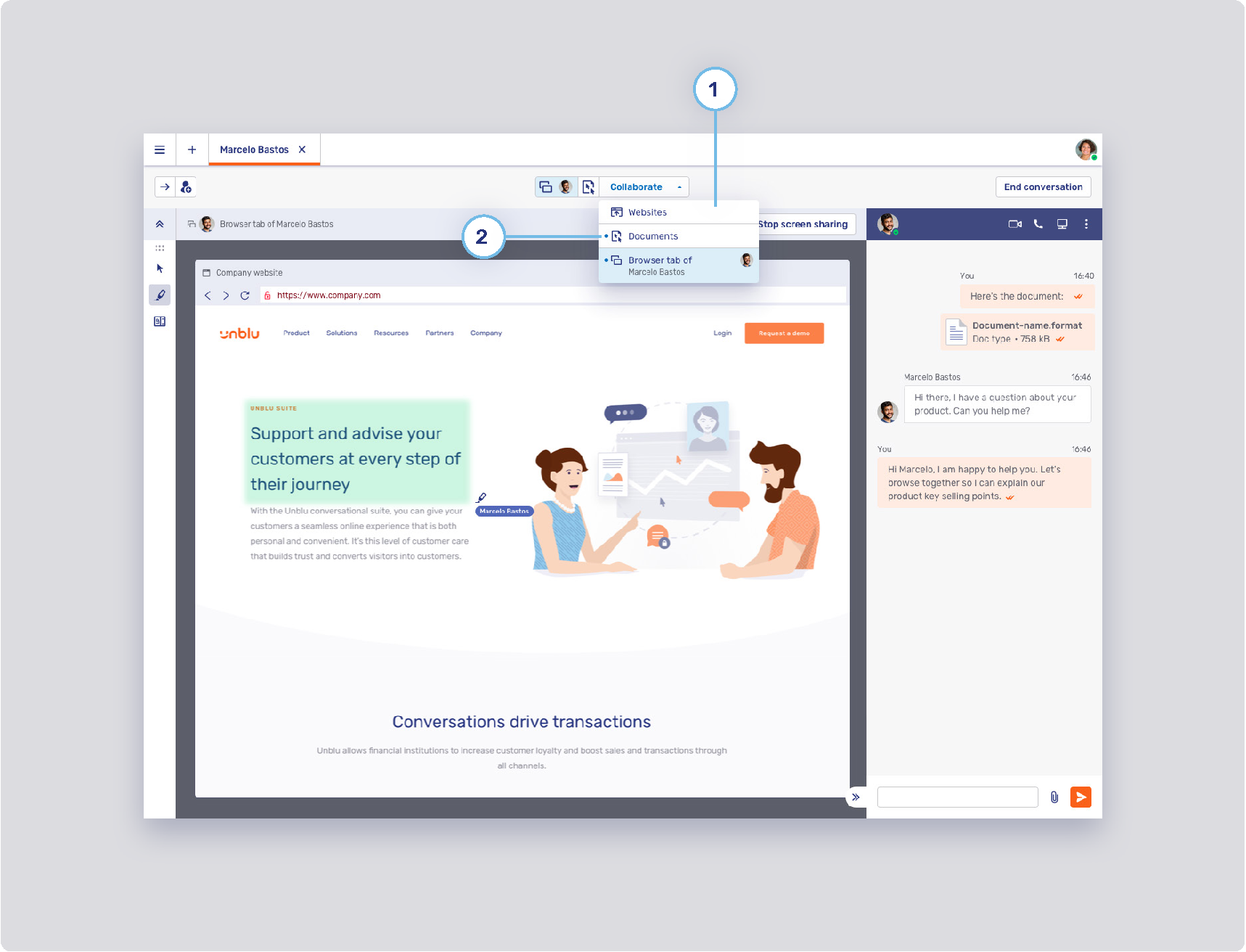agent desk collaboration space 3