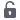 Open padlock icon