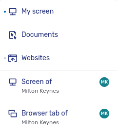 Multiple active collaboration layers in a conversation