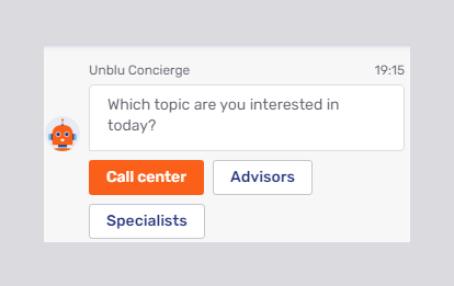 Concierge visitor onboarding: choose team