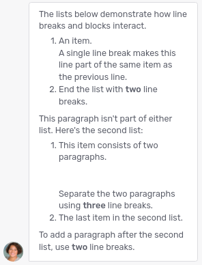 Complex relative link