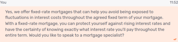 Edited chat suggestion after sending to the chat